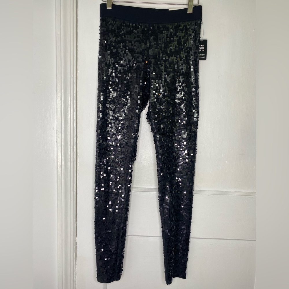 Express NWT Sequin Black Women's Skinny Legging Pants